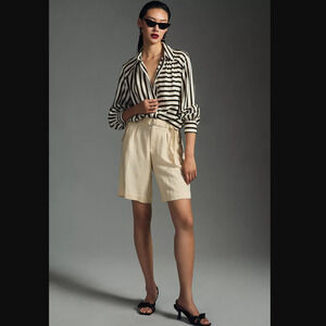 Anthropologie Wide-Leg Summer Shorts - New - Size 6